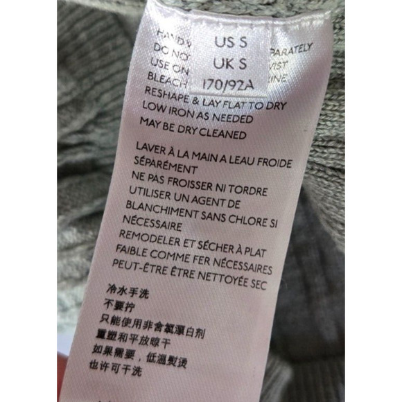 Free People Beach Mary One Shoulder Top Small Green Linen Ribbed Knit Sweater - Picture 6 of 10